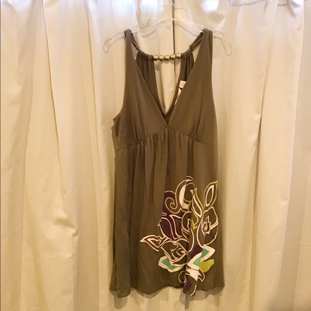 Grey cotton dress